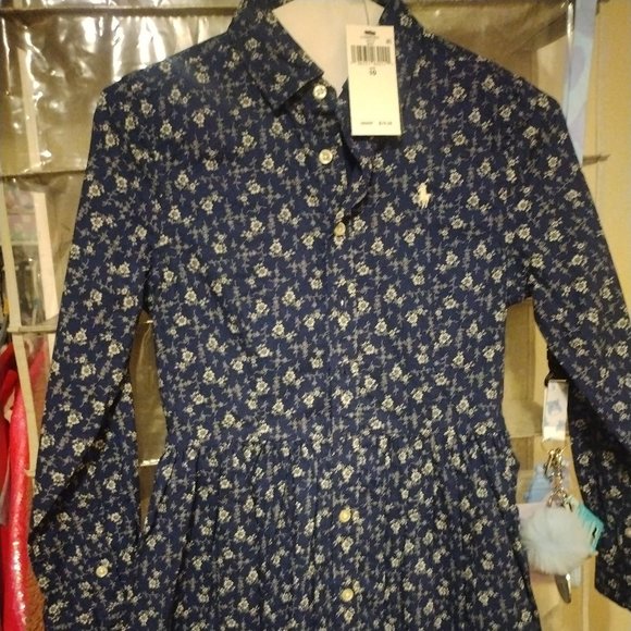 Girls Ralph Lauren polo dress size 10 - Picture 1 of 2